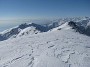 Dal Cavalgrosso Est, vista su Cavalgrosso Ovest, Cavalpiccolo e La Torretta