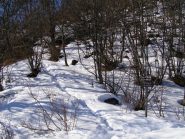 Un po' di neve per la cima