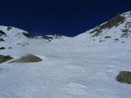 il pendio prima della vetta