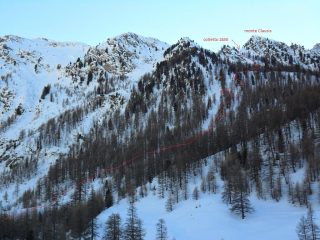 la parte nel bosco vista da Thuras