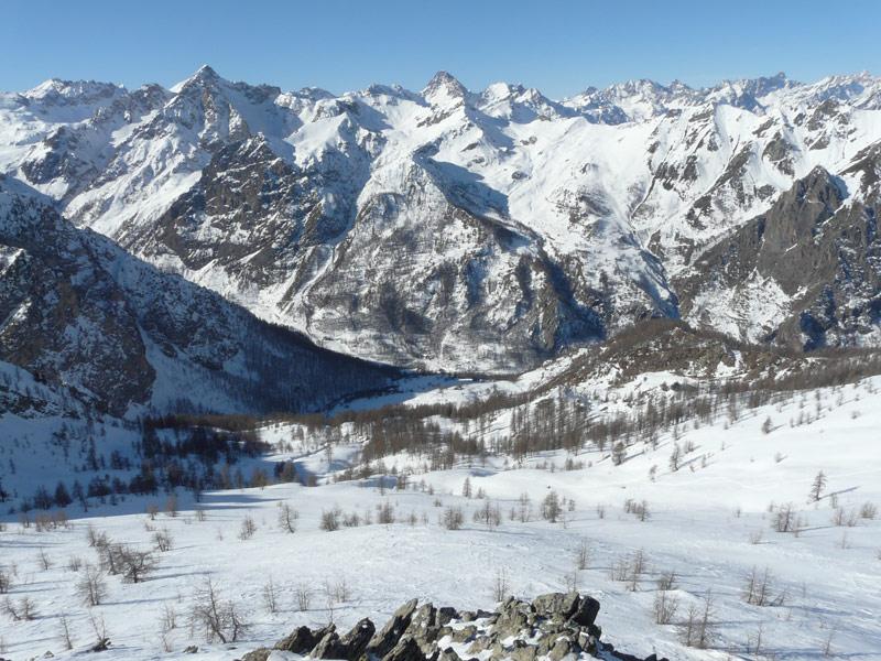 vallone di salita visto dalla cima sud