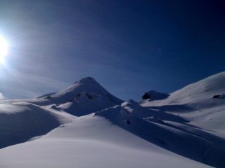 Panorama durante la discesa