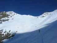 Ultimi pendii sotto al col Carrel