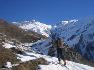 poca neve ma mulattiera ben sciabile