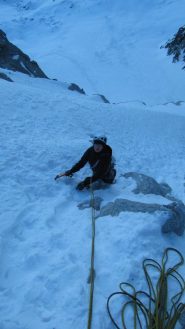 il primo pendio della via