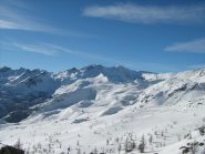 panorama sull'alta valle di Champorcher
