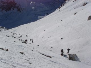 In salita nel canale