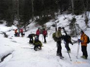 scendiamo il bosco a piedi