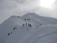 sulla dorsael per il corno di Fana