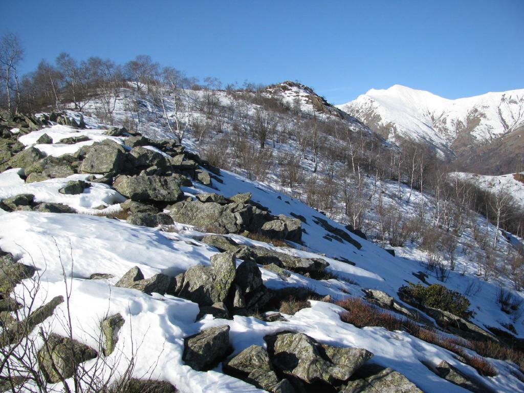 Arrivo alla Testa Brusà