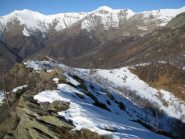 Cime Angiolino e Uja, dalla Testa Brusà