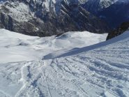 in discesa dal colle