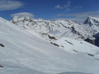 panorama sul Gran Combin e sul Mont Gele'