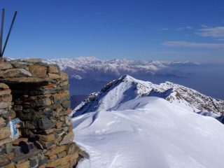 torretta del Prete dalla vetta
