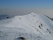 il cugno dell'alpet  sul fondo la pianura nella camera a gas