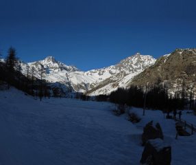 L'imbocco di Pian della Mussa
