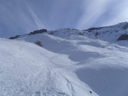 il percorso verso il colle Gollien