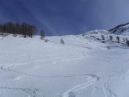 firme prima dell'alpe Entrelor