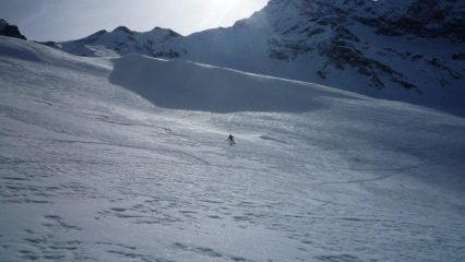 il sottoscritto in discesa