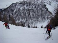 sui pendii intermedi