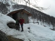 l'arrivo alle baite Maisoncle