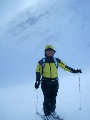 Teresa ben equipaggiata contro il freddo