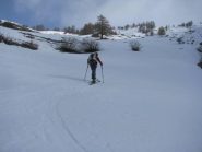 in salita poco sopra Bessè Haut