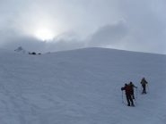 in vista del rifugio Bonatti