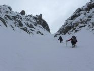 nella parte alta del canale