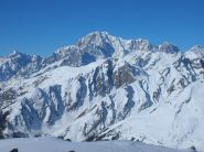 dalla vetta veduta verso il Monte Bianco