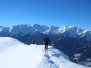 Costone che conduce in vetta