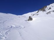 la parte alta in salita
