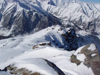 Dalla punta la traccia sulla dorsale