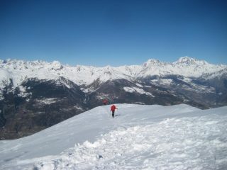 arrivo in cima