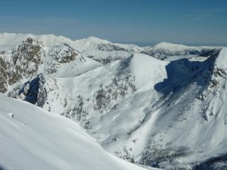 Vallone Valletta e quota 2409, intonsa