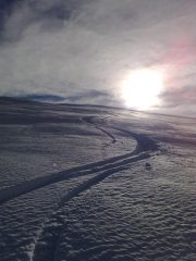 le tracce della prima discesa