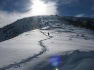 In discesa dal Soglio al Colletto della Pessa