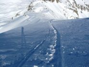 Guardandosi alle spalle sulla cresta