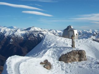 la vetta dalla Cermenati