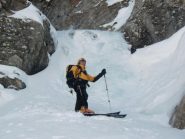 Davide alla base della cascata