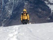 Davide arriva in vetta