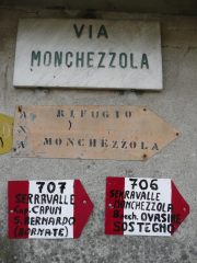Segnavia alla partenza