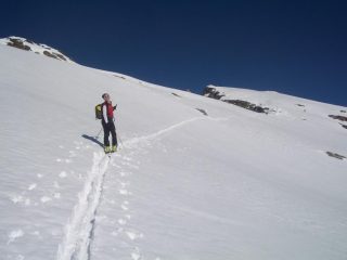 in vista della vetta