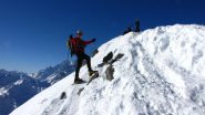 Stelvio a pochi minuti dalla cima del Telliers (5-2-2011)