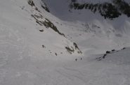 risalendo il canalone