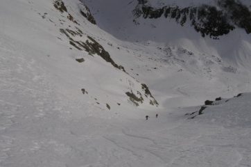 risalendo il canalone