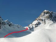 Piccolo Golliaz e arrivo al colletto