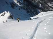 Sotto la cima.