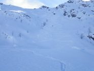 Canalone con tracce