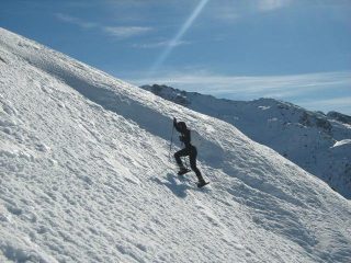 tratto ripido in salita